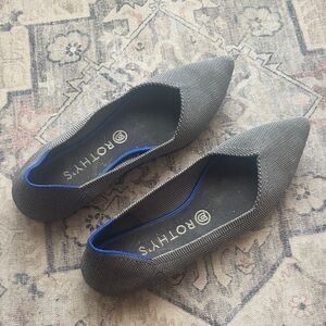 Rothy's Gray pointed toe Women's Flats